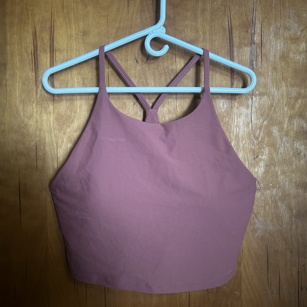 Old Navy Active Powersoft Light Support Go-Dry Sports Bra Size‎ XL Pink